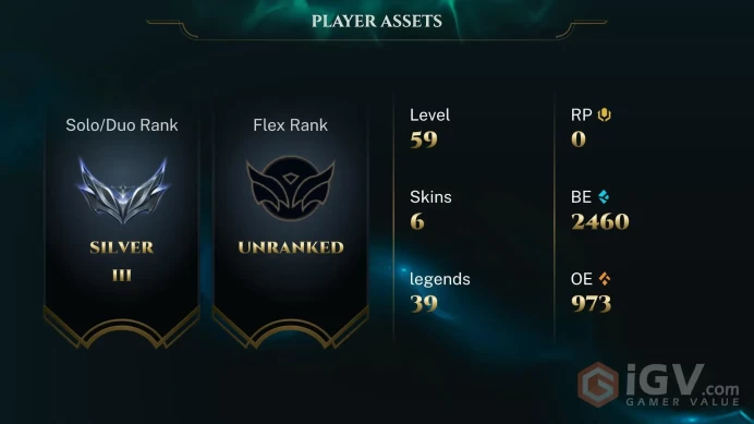 S16 Silver III (0 LP) | EUW | BE: 2460 | CHAMPS: 39 | Sentinel Vayne | Cosmic Huntress Nidalee | Worlds 2020 LeBlanc | Overlord Malzahar | Drago