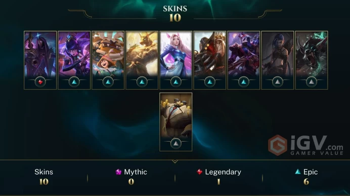 S16 Gold IV (20 LP) | EUW | 42% WR | BE: 25190 | RP: 165 | CHAMPS: 49 | Three Honors Shen | Lunar Guardian Nasus | Three Honors Akshan | Papercr
