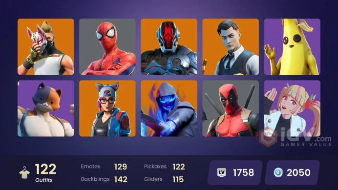 (PC PSN XBOX) 122 skins | Drift | The Prisoner | Ruin | Catalyst | Snap | Zenith | Nezumi | Ronin | The Origin | Gear Specialist Maya | Dire | L