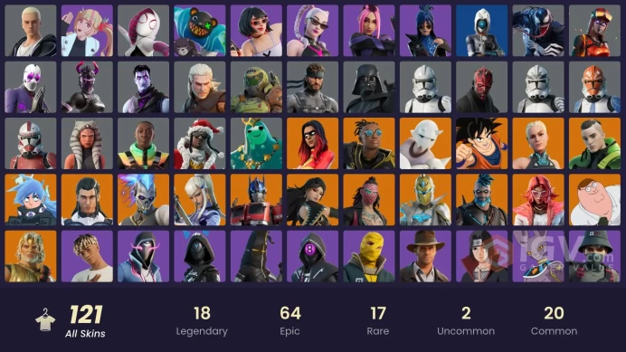 (PC PSN XBOX) 121 skins | JOLTARA / SON GOKU / Lina Scorch | Omegarok | Spectra Knight | Snap | Kado Thorne | Zeus | Nezumi | Valeria | Renzo th