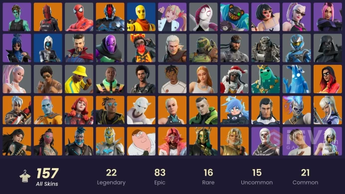 (PC PSN XBOX) 157 skins | JOLTARA / RED KNIGHT / GHOUL TROOPER / SPIDER-MAN / Hades | Omegarok | Spectra Knight | Snap | Kado Thorne | Zeus | Ne
