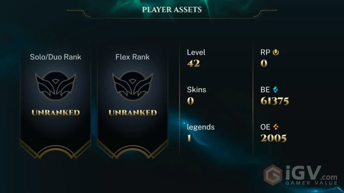 S16 Unranked | EUW | BE: 61375 | CHAMPS: 1 | Sir Kled | Hillbilly Gragas | Level: 42 | HANDLEVELED | 45 DAY WARRANTY | GAMES PLAYED: 0