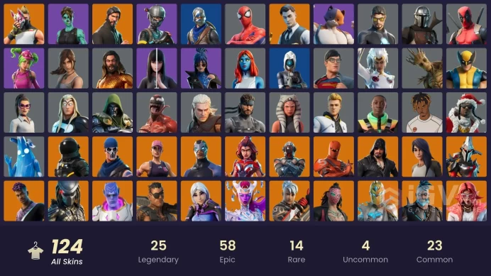 [ALL PLATFORMS]-124 Skin-The Reaper-Elite Agent-Blue Squire-Royale Knight-OG STW-Victor Elite-Midas-Take The L-FULL ACCESS-