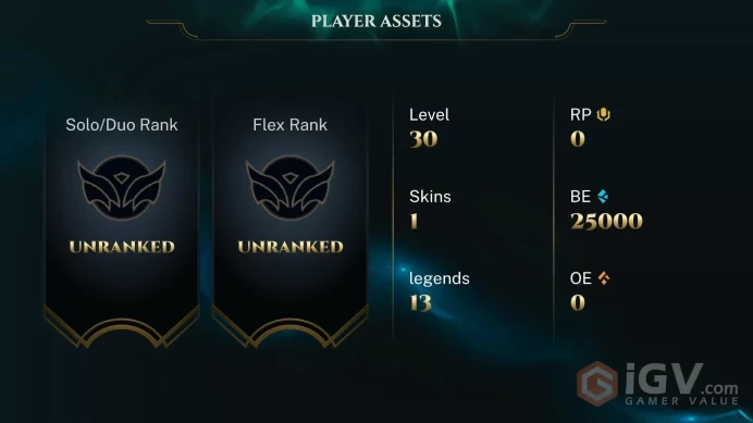 S16 Unranked | LAN | BE: 25000 | CHAMPS: 13 | Masque of the Black Rose Elise | Level: 30 | HANDLEVELED | 45 DAY WARRANTY | GAMES PLAYED: 0