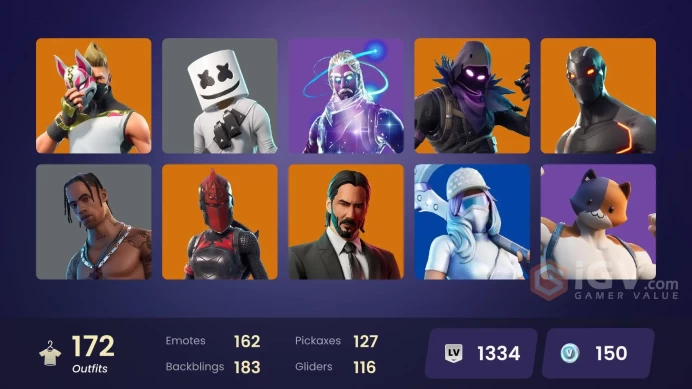 [PC/PSN/XBOX] 172 skins | Galaxy | Travis Scott | Master Chief | Astro Jack | Rogue Agent | Strong Guard | Thrilogy	Y151