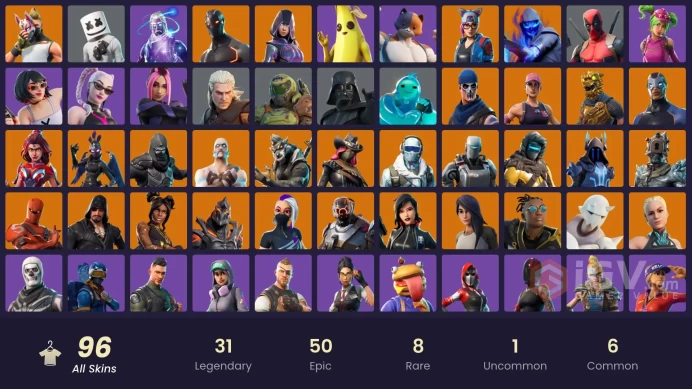 [PC/PSN/XBOX] 96 skins | Galaxy | Glow | End Zone | Snap | The Prisoner | Enforcer | The Ice King | Calamity |ang1