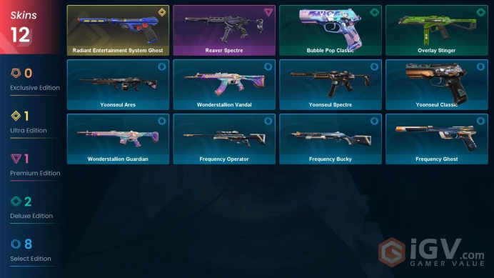 Latam | Radiant Entertainment System Ghost, Reaver Spectre | 12 Skins [Full Access]