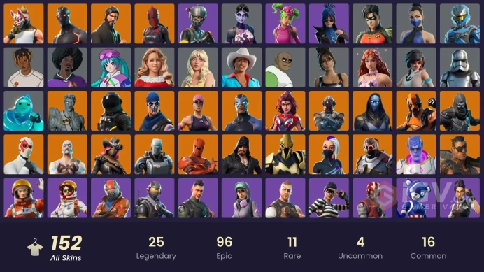 PC/PSN/Xbox/Nintendo 152 skins | OG STW | The Reaper | Elite Agent | Juke | Subzero Cryptic | Rogue Agent | Drift | Hybrid | A.I.M. | Valor | Om