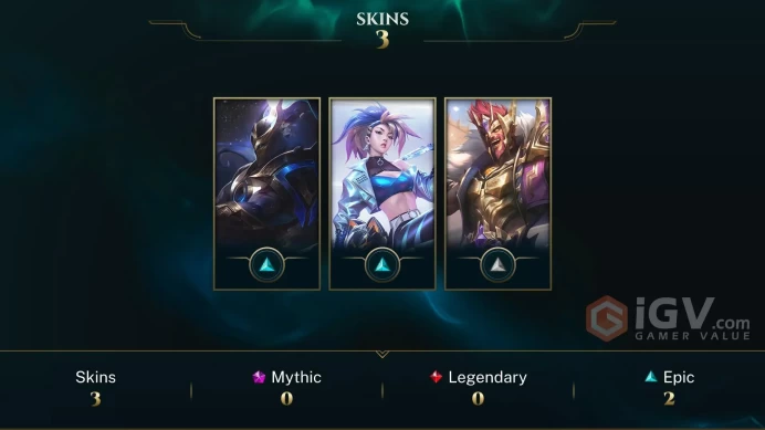 S16 Gold IV (40 LP) | NA | 24% WR | BE: 23090 | CHAMPS: 60 | K|DA ALL OUT Akali | Cosmic Defender Xin Zhao | Victorious Draven | Blood Moon Tryn