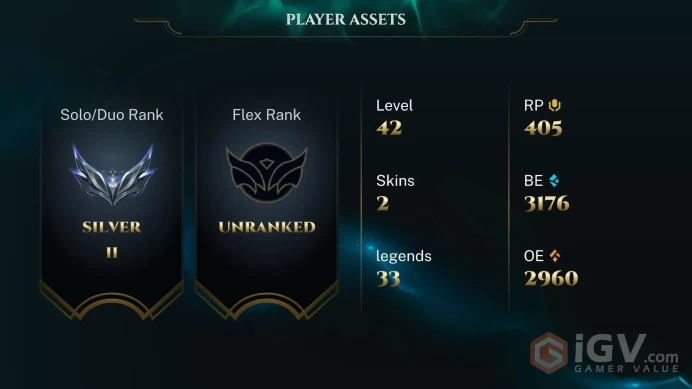 S16 Silver II (0 LP) | NA | BE: 3176 | RP: 405 | CHAMPS: 33 | Amethyst Ashe | Moo Cow Alistar | Arcade Ahri | Warring Kingdoms Azir | Marquis Vl