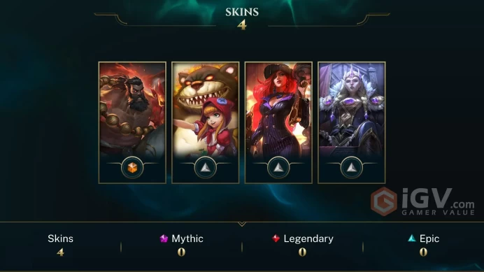S16 Silver III (0 LP) | NA | BE: 42105 | CHAMPS: 30 | Red Riding Annie | Spirit Guard Udyr | Victorious Sejuani | Crime City Miss Fortune | Star