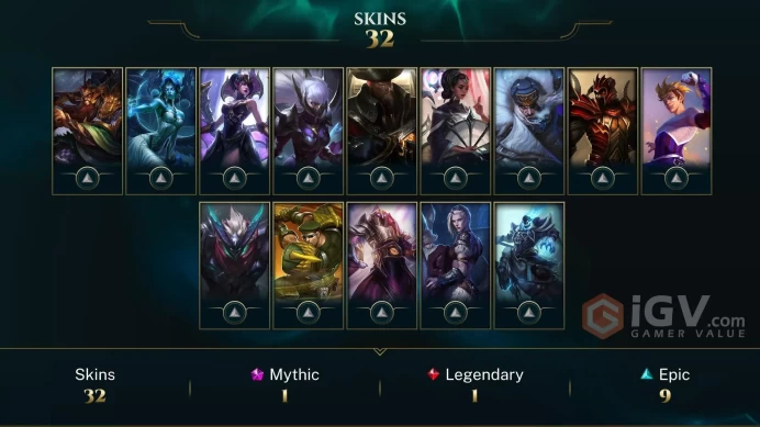【NA】Level 57    97 Champ/ 32 Skins   Full Access  High Quality Account  Instant Delivery️