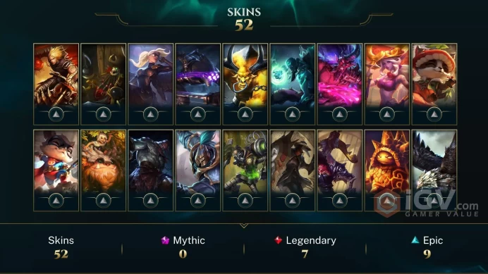 【NA】Level 102    110 Champ/ 52 Skins   Full Access  High Quality Account  Instant Delivery️