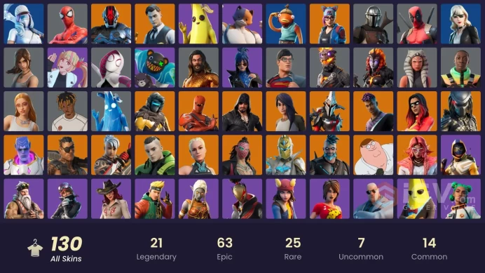 (PC PSN XBOX) 130 skins | Huntmaster Saber | Gold Brutus | Gold TNTina | Gold Meowscles | Gold Midas | Omegarok | Spectra Knight | Zenith | Kado