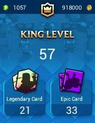 ◄ KT 15 ► LVL 57 ◆ 10000 CUPS ◆ 41 MAX ◆ LEVEL 15 [12] ◆ LEVEL 14 [29] ◆ 113 EMOTES ◆ 11 EVO ◆ 12 SKINS ◆ 918k GOLD ◆ 1057 GEMS ◆ RL52