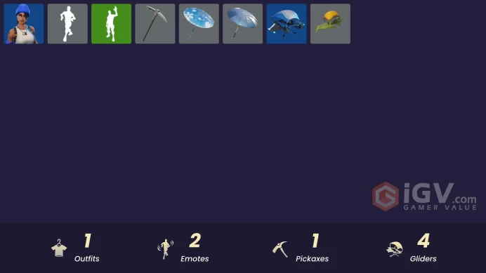 [PSN/XBOX/PC] 1 skins | Blue Team Leader | Clawz Retro | Wave | Blue Streak | The Umbrella | Snowflake | Salt | Banner Icon