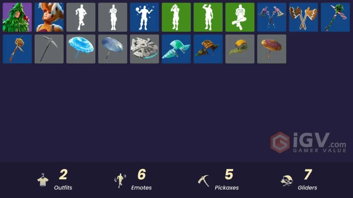 [PSN/XBOX/PC] 2 skins | Lt. Evergreen | Wooly Warrior | The Sith | 2020 Kickflip | Re-gifter | Basecamp Bag | Clawz Retro | Peppermint Pick