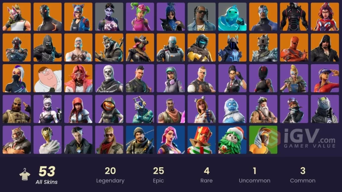 FA - [PSN/XBOX/PC] 52 skins | Omega (stage 5) | Valor | Calamity | Snoop Dogg | The Ice King | Ragnarok | Zenith | Blackheart | Lynx | Valeria