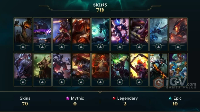 【NA】Level 42    128 Champ/ 70 Skins   Full Access  High Quality Account  Instant Delivery️