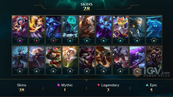 EUNE League Account: +28 Skins | Full Access | Instant Delivery!
