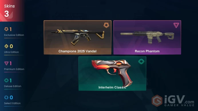 EU/TR ∎ Champions 2025 Vandal ∎ Recon Phantom ∎ Full Access