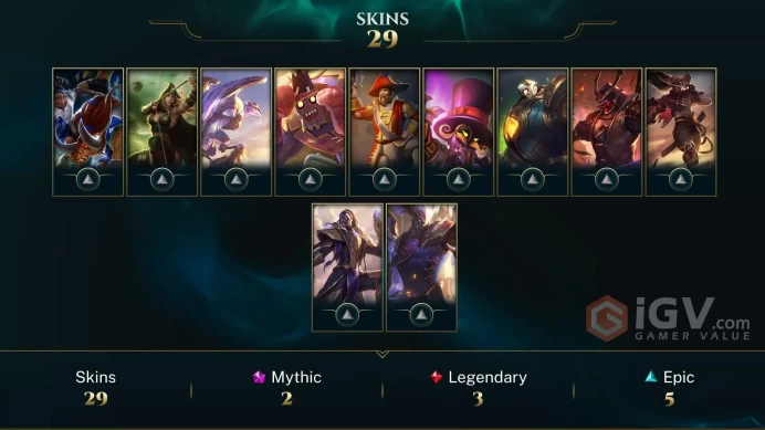 【NA】Level 95    58 Champ/ 29  Skins   Full Access  High Quality Account  Instant Delivery️