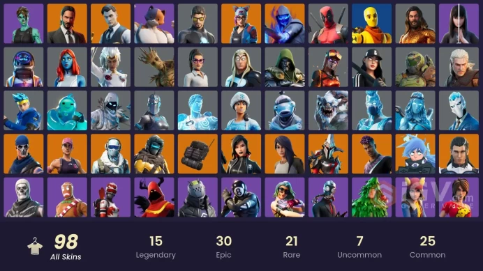 [PC/PSN/XBOX/Nintendo] 98 skins F/A : Skull Trooper | OG STW | Astro Jack | Gold Brutus | Gold Meowscles | Gold Midas | Zenith | Fusion | Lynx |