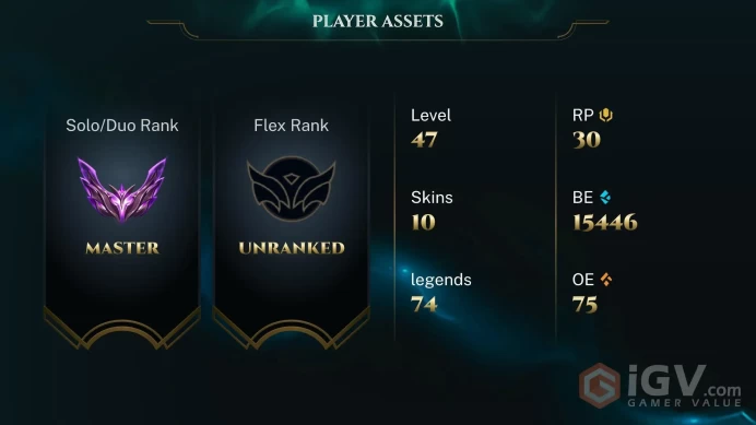 [EUW] S2026 - MASTER 364 LP! - 76W - 79L - 49.7 WR - 15K Be - Honor 4 - Safe - Instant Delivery