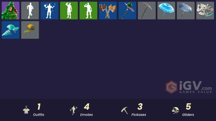[PSN/XBOX/PC] 1 skins | Lt. Evergreen | The Sith | Re-gifter | Clawz Retro | Peppermint Pick | Shortbread Slicers | Snowshaker | Call me