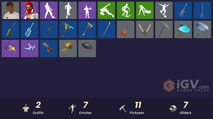 [PSN/XBOX/PC] 2 skins | Slayer Juice WRLD | Yulejacket | 999 Knives | Snoop's Holladizzle Bass | Tomoki & Katana | Nyanja's Catpak