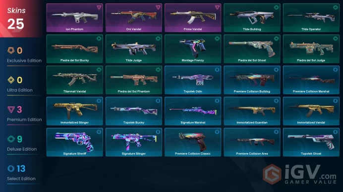 [EU\TURKEY] - SKINS 25 - Oni Vandal - Prime Vandal - Ion Phantom - FULL ACCESS - INSTANT DELIVERY