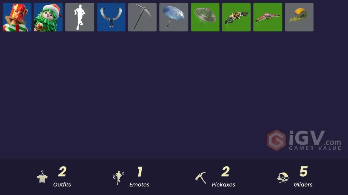 [PSN/XBOX/PC] 2 skins | Winterfest Bushranger | Holiday Boxy | Bedside Nanner | Glorious Giftblade | Secret Scimitars | Rebel Brella