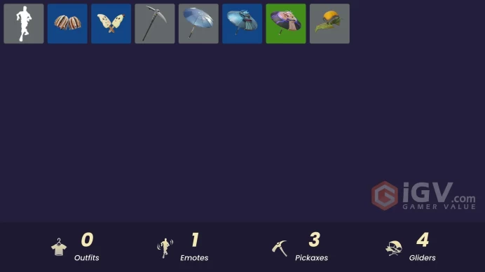 [PSN/XBOX/PC] 0 skins | Spectra Protector | Clawz Retro | Ranker's Tags | Peely Whip | Premiere Poms | Nanner Bashers | Time Brella