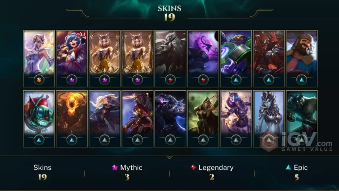 EUW HANDMADE ACCOUNT -(S16) SILVER 1 START - 57 Champ - 19 Good Skins(1 Ultimate, 3 Mythic)- FULL ACCES - SAFETY - LIFETIME WARRANTY - CHEAP