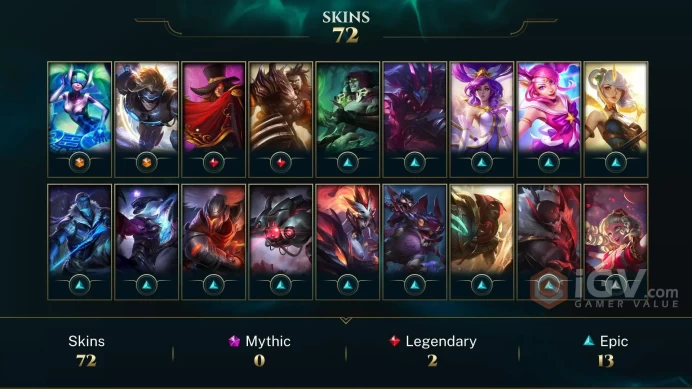 LAN  71 SKINS  110 CHAMPIONS  106 LEVEL  INSTANT DELIVERY  FULL ACCESS  EoY9D 
