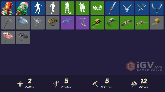12673[PC/PSN/XBOX]Winterfest Bushranger|Holiday Boxy|Lunar Hyperjet|Lectro Guard Pack|Twin Crossfire|Adira's Battle Flag|Bat Royale