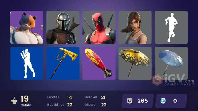 14109[PC/PSN/XBOX]Cloud Striker|Sultura|Menace|Gear Specialist Maya|Mandalorian|Deadpool|Lara Croft|TNTina|Meowscles|Skye|Kondor