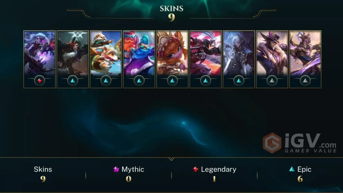 EUW -(S16) EMERALD 4 - 52 Champ - 10 Good Skins(1 Legendary, 6 Epic) - 5.3K BE - S14 ACC - FULL ACCES -  LIFETIME WARRANTY - CHEAP