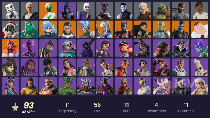 #11 [PC/XBOX/PSN/SWITCH] 93 skins | Ascension Nezumi | Fancy Peter Griffin (No Hat) | On | The Ageless Champion | Rococo Cloak-o | 