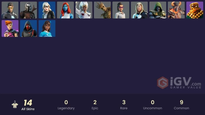 #12 [PC/XBOX/PSN/SWITCH] 14 skins | Mandalorian | Mystique | Groot | Jennifer Walters | Doctor Doom | Thor | Tony Stark | Storm | 