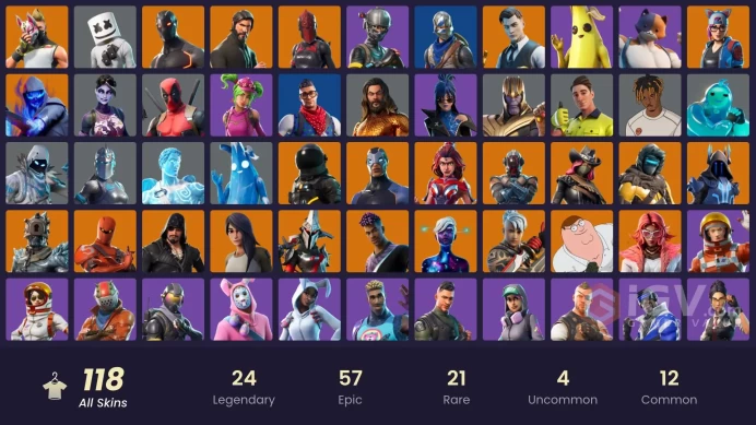 FA - [PSN/XBOX/PC] 118 skins | The Reaper | Blue Squire | Royale Knight | Elite Agent | Blue Team Leader | Gold Brutus | Take the L | Marshmell 