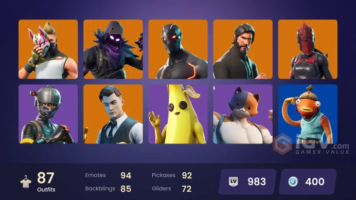 FA - [PSN/XBOX/PC] 86 skins | OG STW | The Reaper | Elite Agent | Omega (stage 5) | Gold Midas | Blue Striker | Carbon Commando | Prodigy |