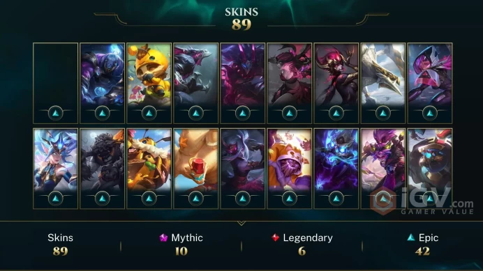 EUW -(S16) PLAT 3 START! - 172 Champ - 89 Good Skins(10 Mythic) - 48.9K BE - 1.515RP -HONOR 4 - S9 ACC - FULL ACCES - LIFETIME WARRANTY - CHEAP