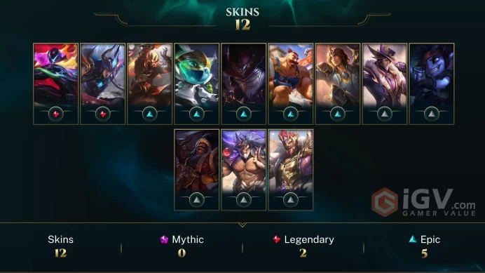 League of Legends Platinum4 SAFE ACC
