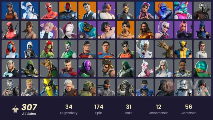 [ALL PLATFORMS]-306 Skin-329 pickaxes-301 emote-245 gliders-Renegade Raider-FULL ACCESS-