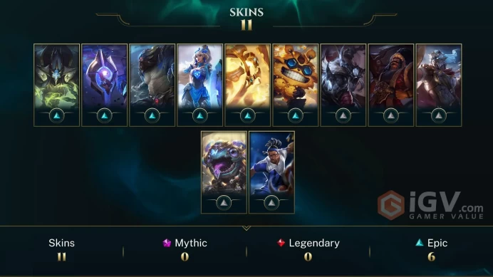 League of Legends Gold SAFE ACC