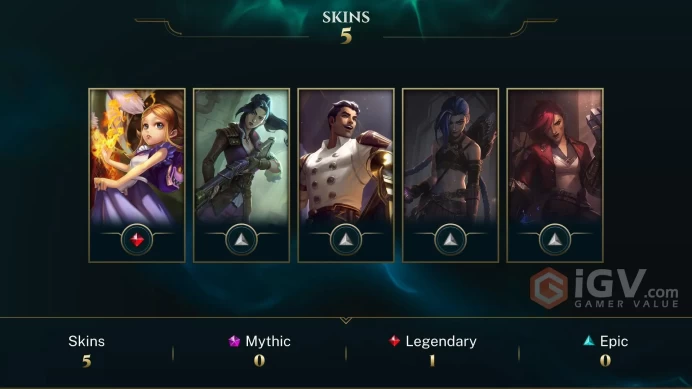 【 EUNE】Level 33    31 Champ/ 5  Skins   Full Access  High Quality Account  Instant Delivery️