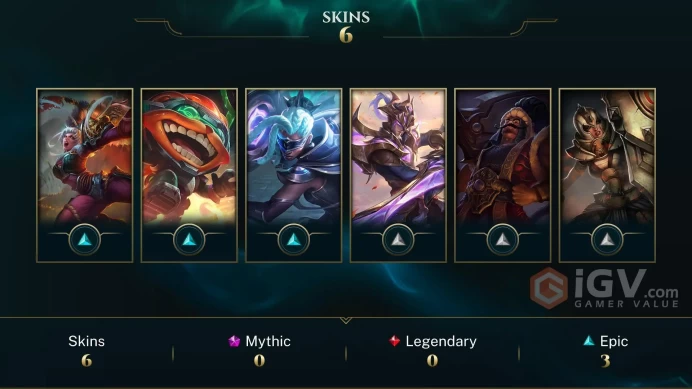 League of Legends Gold SAFE ACC