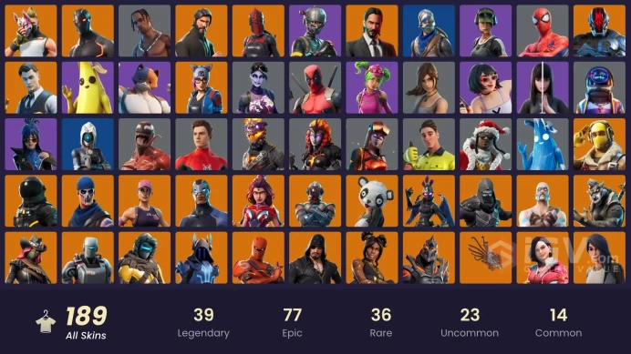 [PSN/XBOX/NIN/PC] 189 SKINS | OG STW | TRAVIS SCOTT | THE REAPER | BLUE SQUIRE | ROYALE KNIGHT | ELITE AGENT | ASTRO JACK | GOLD MIDAS | 
