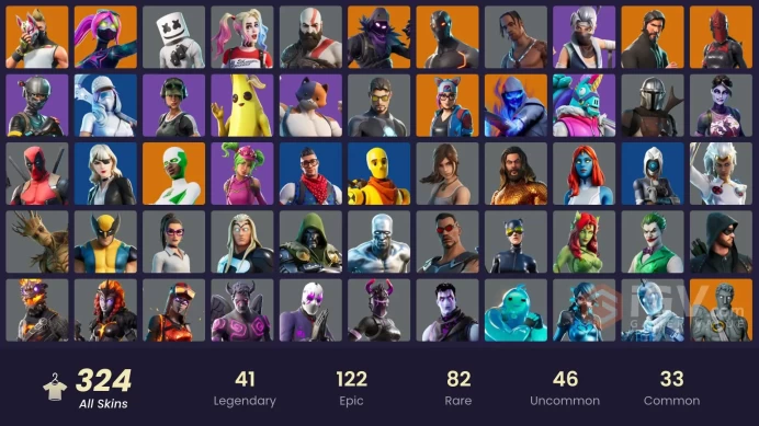 [PSN/XBOX/NIN/PC] 323 SKINS | OG STW | TRAVIS SCOTT | THE REAPER | ELITE AGENT | BLUE TEAM LEADER | GOLD KRATOS | BLUE STRIKER | PRODIGY